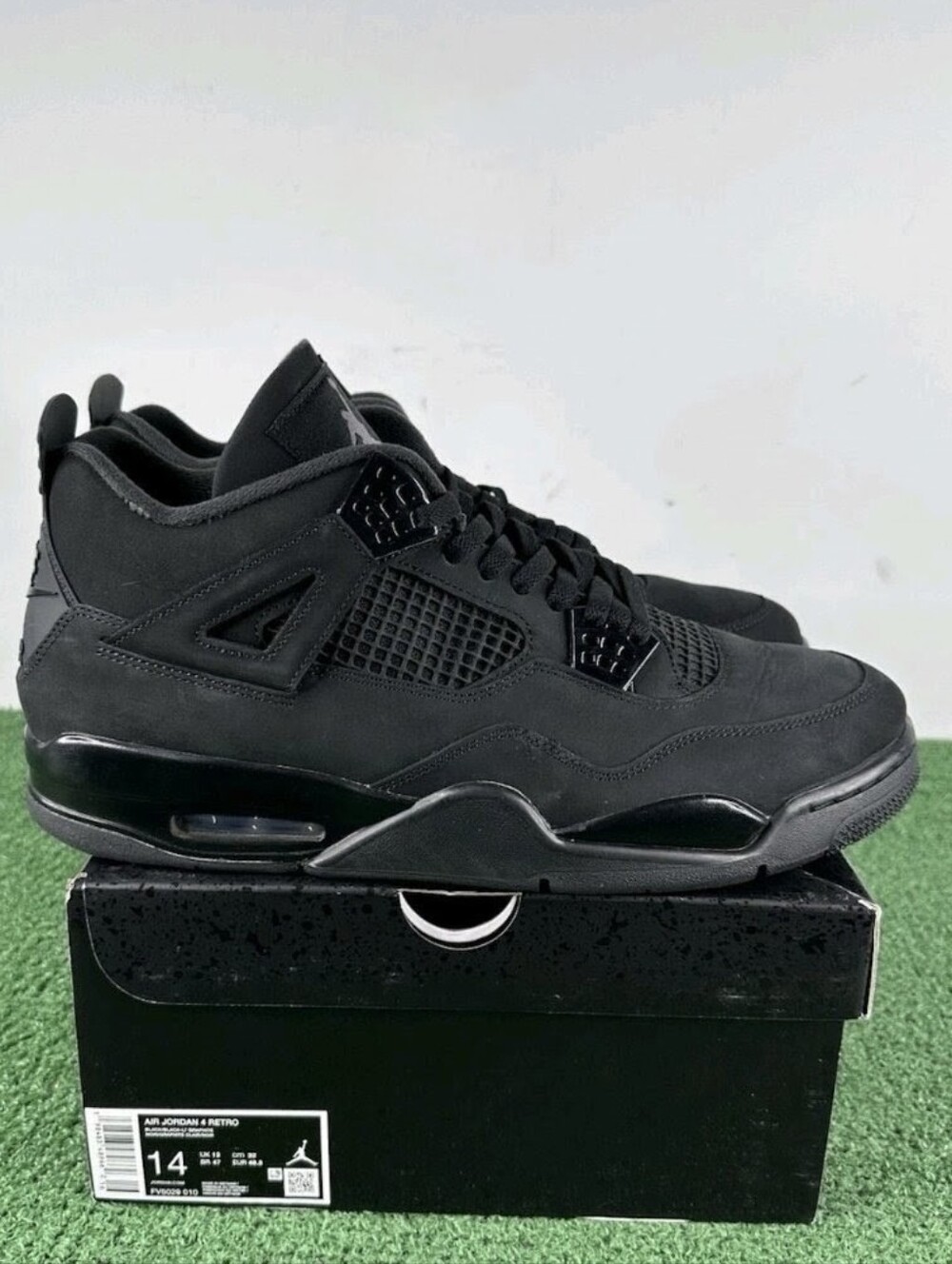 AIR JORDAN 4 RETRO "BLACK CAT" 2025 Men's Size 14